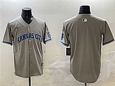 Men's Kansas City Royals Blank Gray 2024 Away Limited Stitched Jersey,baseball caps,new era cap wholesale,wholesale hats